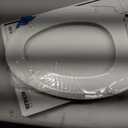 KOHLER 20110-96 Brevia, Slow Close Toilet Seat, Elongated Toilet Seat, Grip-Tight Bumpers Quick-Attach Hardware, Biscuit