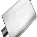 Thrush Muffler Mellow Performance Tone Inlet 2.5 Pipe Connection Offset Outlet 2.5 Center