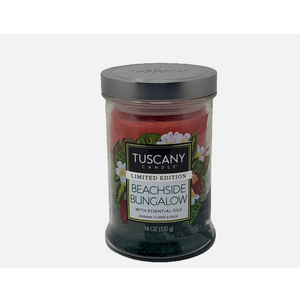 Tuscany Candle Limited Edition Beachside Bungalow 18oz Banana Flower/Palm Scent