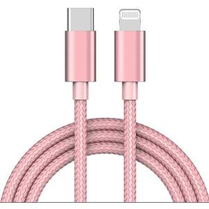 Apple MFi Certified USB C to Lightning Cable 4 FT Charger/Sync for iPhone X/XS/XR/XS Max / 8/8 Plus, (for Use with Type C Chargers) 4FT (Rose)