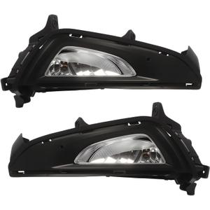 Pair Fog Lights Compatible with Tucson 2016 2017 2018 w/Cover
