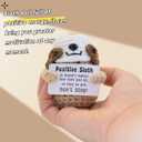 JoyChoi Positive Crochet Animals - Emotional Support Potato, Sloth, Avocado, Sunflower, Pineapple - Cute Handmade Gifts for Birthday, Christmas, Graduation & Mental Health Desk Decor for Women