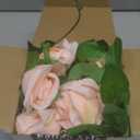 Felice Arts 2 Pack Pink Artificial Flower Garland, Each 6.5FT Fake Rose Vines, Hanging Floral Rose Garland for Wedding Baby Shower Swing Table Home Party Decor