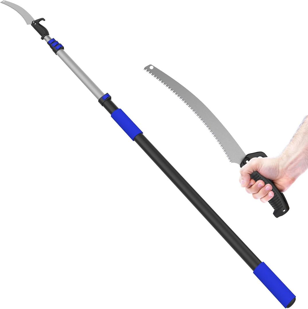 36FT Pole Saw, Telescoping Tree Trimmer with 7-30FT Extension Pole