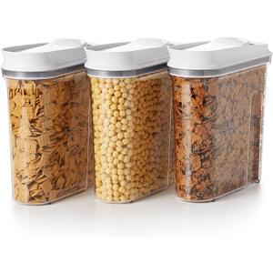 OXO Good Grips 3-Piece POP Cereal Dispenser Set (3 Count (Pack of 1)) OXO Good Grips 3-Piece POP Cereal Dispenser Set (3 Count (Pack of 1))