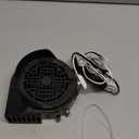 Air Blower Fan for Inflatables, 12V 1.0A Airup Replacement Blower Fan with 1.25A Adapter and 3 LEDs Bulbs Light for Halloween and Christmas Inflatables (IP68 Waterproof, 2700RPM, 5.0 * 5.0'')