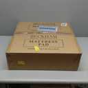 Beckham Hotel Collection Queen Size Mattress Pad (Extra Padded) & Protector Hybrid - Quilted Pillow Top Mattress Cover - Thick, Plush, Fitted Mattress Topper for Bed