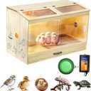 Brooder Box for Chicks, Chicken Brooder for Chickens, Ducks, Quails, Hamsters, and Lizards, Drawer Manure 31.5" L x 19.7" W x 15.75" H