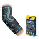 Dr. Scholl's Compression Elbow Sleeve with Massaging Gel, Breathable Fabric, Shock-Absorbing Elbow Compression Sleeve, Built-in Gel Padding & Support (S/M)