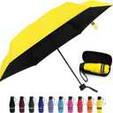 Yoobure Small Mini Umbrella with Case Light Compact Design Perfect for Travel Lightweight Portable Parasol Outdoor Sun&Rain Umbrellas