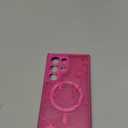 XIZYO Magnetic Case for Samsung Galaxy S24 Ultra Floral Rose Cute Phone Case [Compatible with Magsafe] for Women Girls Aesthetic Pattern Slim TPU Shockproof Bumper Cover, Hot Pink