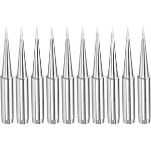 10 Pieces 900M-T Soldering Iron Tips Solder Bits Replacement Tip Compatible with Hakko, Radio Shack, Atten, Quick, Aoyue, Yihua, Vastar Soldering Station (900M-T-LB)