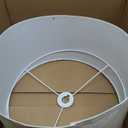 Jack of All Shades - Lamp Shade White Linen 16x16x16 - Drum
