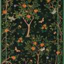 Joydeco Washable Rugs 5x7 for Living Room, Forest Kids Rug for Bedroom