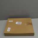 Besti Rustic Vintage Food Serving Trays (Set of 2) | Nesting Wooden Board with Metal Handles | Stylish Farmhouse Decor Serving Platters | Large: 15 x2 x11 - Small: 13 x2 x9 (Black)