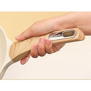 SENSARTE Frying Pan Bakelite Handle Accessories Repalcement Compatible (White Small Handle)