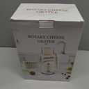 Chef Power Premium Quality Rotary Cheese Grater with Handle - Kitchen Accessories Cucumber Slicer Vegetable Salad Grater, Vegetable Grater - Cheese Grater (Beige)