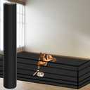 Extra Large Dogs Playpen Mat Kennel Flooring for Dogs 120'' x 60'' Washable Floor Covering Reusable Waterproof Non Slip Rug Whelping Pad Kennel Incontinence Housebreak, Dark Gray(PVC)