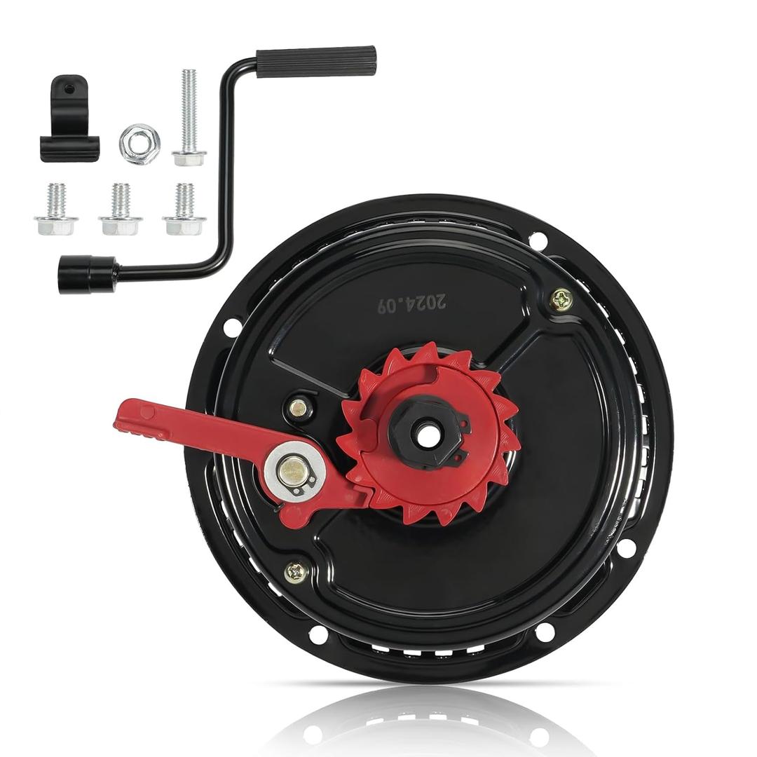 Upgraded Easy Fast Start Hand Crank No Pull Starter Fits for Predator 212 Coleman BT200X CT200U 200cc Mini Bike for Honda 6.5HP GX160 Hisun 196 Engine, Metal Recoil Starter Crank, 1 Year Warry-Free