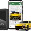 KF Premium Mini GPS Tracker for Vehicles, Pets & Luggage  Real Time Hidden Magnetic Car Tracker Device  Wireless GPS Locator with Voice Recording & Easy Setup