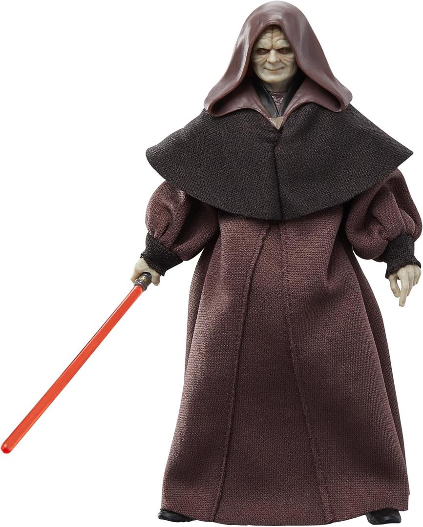 STAR WARS The Black Series Darth Sidious, Revenge of The Sith Collectible 6 Inch Action Figure (Brown)