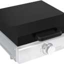 Stanbroil Hard Cover Hood for Blackstone 17" Table Top Griddle with Rear Grease System, Hinged Lid Hard Top Lid with Handle, Black