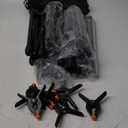 JSungo Backdrop Stand, Adjustable 10x7.5 FT Background Stand Backdrop for Parties, Photo Video Studio, Portable Photography Backdrop Stand with Carrying Bag, 6 Backdrop Clamps, and 2 Stand Bags (Black)