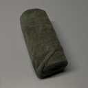 ANRODUO Pack of 2 Decorative Textured Throw Pillow Covers Soft Olive Green Square Accent Solid Chenille Cushion Cover Cozy Farmhouse Pillow Case for Couch Sofa Bed Living Room Spring Decor 20x20 Inch