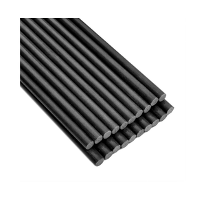 Garden Stakes 48 inch 20 Pack 0.27" Dia Solid Glassfiber Plant Support Rod Tomato Trellis Stakes (Black)
