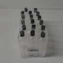 Peohud 20 Pack 16oz Clear Plastic Empty Bottles with Disc Top Flip Caps, Refillable Shampoo Bottles, Squeezable Travel Containers for Lotions, Cosmetics, Liquid Body Soap, Creams, BPA Free