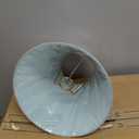 Aspen Creative 58927A Empire Uno Lamp Shade in Aquamarine, 5" Top x 10" Bottom x 8" Slant Height, Slip UNO 33mm