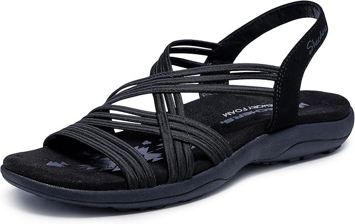 Skechers Reggae Slim Simply Stretch Sandal, 10