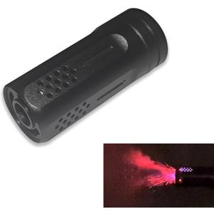 EMERBU Metal Simulated Spitfire Gel Splat Blaster Tracer Lighter Unit(7 Color Selection) - 14mm CCW Interface - for Ages 15+(Black)
