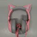 Razer Kraken Kitty V2 USB Wired Headset: Chroma RGB Kitty Ears - Stream Reactive Lighting - HyperClear Cardioid Mic - 40 mm Drivers - 7.1 Surround Sound - Comfortable Ear Cushions - Quartz Pink
