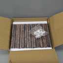 PETAFLOP Wooden Picture Frame 4x6 Bulk Set of 18, Brown Photo Frames Fits 4 by 6 for Wall or Tabletop Display