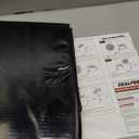 Snow Tube, 45''/48'' Rubber Snow Tubes with Commercial Grade Canvas Cover for Kids & Adults, Inflatable Heavy Duty Snow Sled Thickened Hard Bottom with Tow Strap, Sleds Winter Gifts