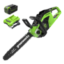 Greenworks 40V 14 inch Cordless Chainsaw with 4.0Ah Battery and 2A Charger