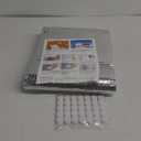 winemana Window Insulation Roll, 48IN x 10FT Reflective Heat Shield Bubble Film, Double-Sided Aluminum Foil Insulation, Weatherproof Garage Door Cover for Windows, RV, Basement, Winter & Summer