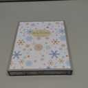 Christmas Snowflake 4x6 Picture Frame Christmas Metal Display Photo Frames with Red Rhinestone High Definition Glass Front Gift Ideas Tabletop Home Decorative (2025 Snowman, Golden)