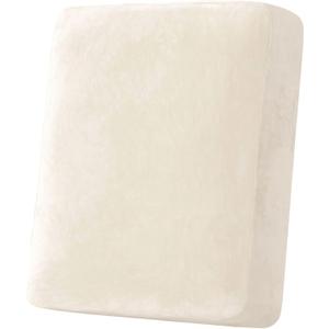 H.VERSAILTEX Velvet Stretch Couch Cushion Cover Plush Cushion Slipcover for Chair Cushion Furniture Protector Seat Cushion Sofa Cover (1 Piece Armchair Cushion Covers, Cream)