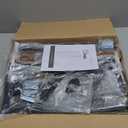 Furologee 5-Tier Ladder Shelf, Ladder Bookshelf with Removable Drawer, Rustic Bookcase Storage Rack Organizer, Wood Metal Freestanding Storage Shelf for Living Room, Home Office, Bedroom, Balcony