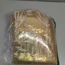 Gold Sequin Backdrop Curtain Panels Stage 2 Pieces 2FTx8FT Sheer Gold Curtains Backdrop Photo Backdrop Curtains for Wedding Birthday Party Background Drapes Christmas Decorations