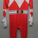 Morphsuits Power Ranger Costume Adult, Power Rangers Costume Adult Men, Power Ranger Costume Adult Woman (Large, Red)