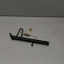 Mokuo Dirt Bike Stand,Motorcycle Kickstand, Scooter Mopeds Side Stand in Iron Material Compatible with Most Dirt Pit Bike Scooter Mini Bike, Height of 18.9cm Above Ground (Total Length:22cm)