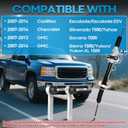 Hydraulic Power Steering Rack and Pinion Compatible with 2007-2013 Chevrolet Silverado 1500, GMC Sierra 1500 with Outer Tie Rod Ends