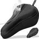 Gel Bike Seat Cover Bike Cushion Seat Extra Padding for Women & Men Comfort Bicycle Saddle Cushion for Mountain Cycling Spin Stationary Indoor Exercise Bikes