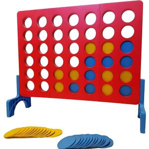 Bolaball 4 in a Row Tabletop Game  1.8 Ft 4 to Score Game for Kids & Adults, Indoor/Outdoor Family Yard, Portable Party for Home, Picnic & Travel, Plastic Version.