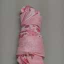 Christmas Wreaths Bows, Pink Candy Cane Bows for Christmas Tree Topper Decoration, Large Christmas Bows for Wreaths for Front Door Holiday Party Outside Hanging Ornament