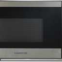 Farberware 0.9 Cu. Ft. Countertop Microwave Oven  900 Watts Power, Auto Cook Settings, Defrost, Easy Clean and Child Safety Lock - Stainless