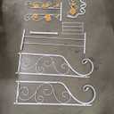 Collections Etc Shell Toilet Paper Holder and Stand with Scrolling Deisng- Bathroom Décor